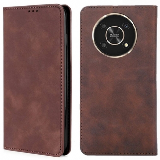 Flip Cover Honor Magic 4 Lite 5G Effet Cuir Silky Touch