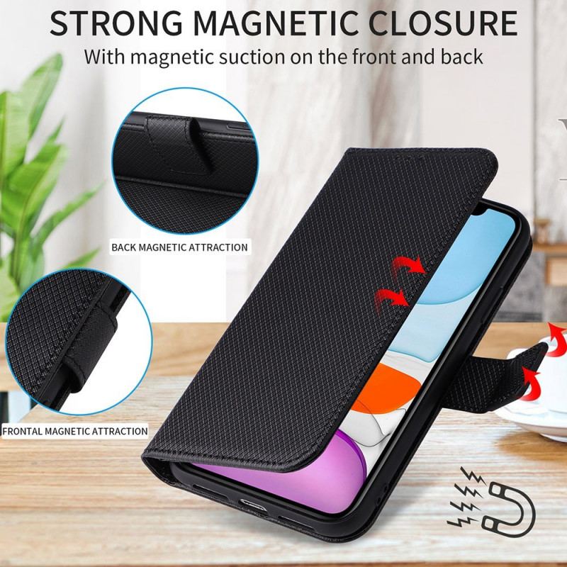 Housse Honor Magic 4 Lite 5G Simili Cuir Stylé à Lanière