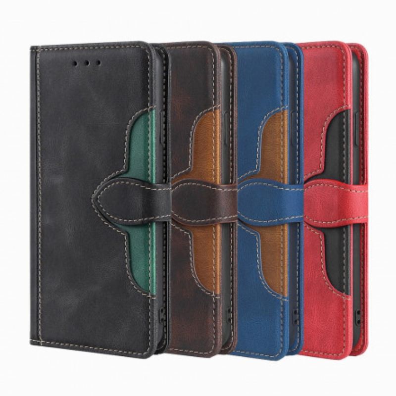 Housse Poco F3 / Xiaomi Mi 11i 5G Simili Cuir Bicolore Stylish