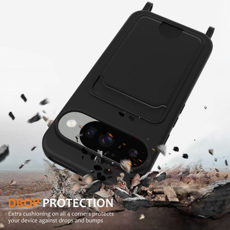 Coque à Cordon Google Pixel 10 Silicone Porte-Carte