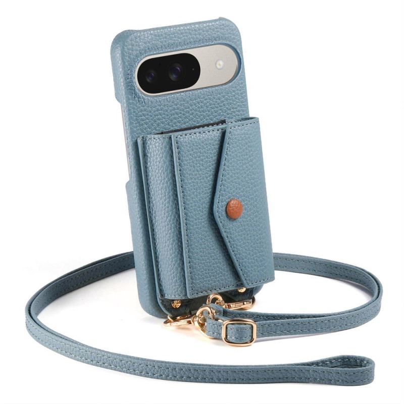 Coque Google Pixel 10 / 9 Porte-Cartes, Miroir et Bandoulière