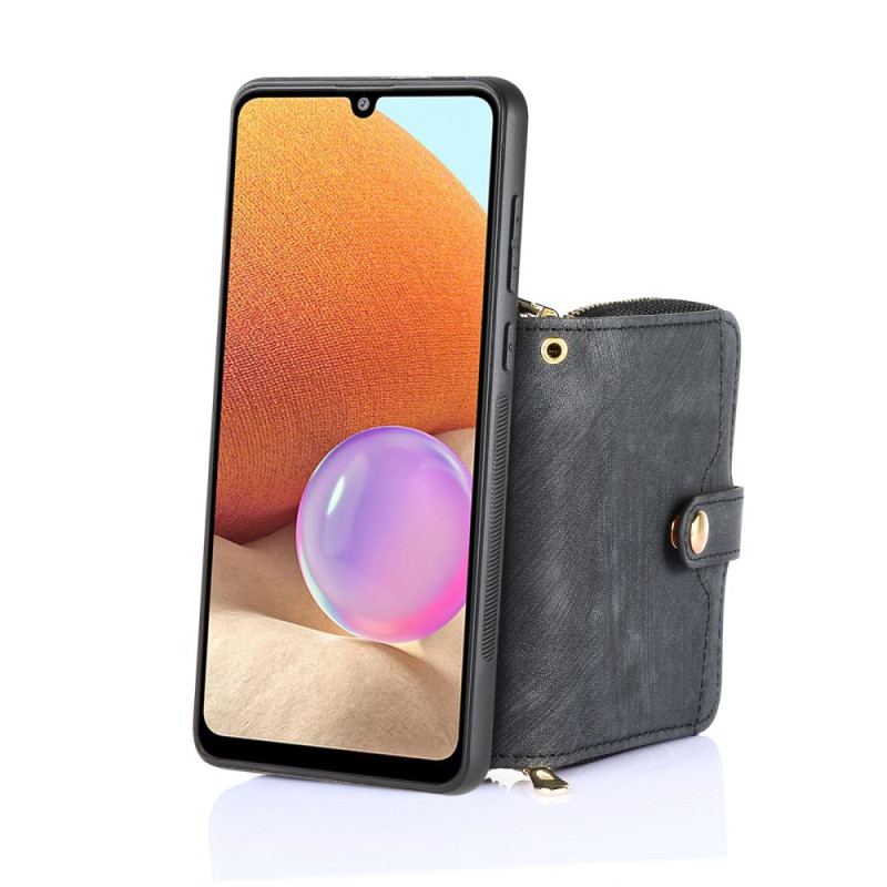 Coque Google Pixel 10 Porte-Cartes Zippé et Bandoulière