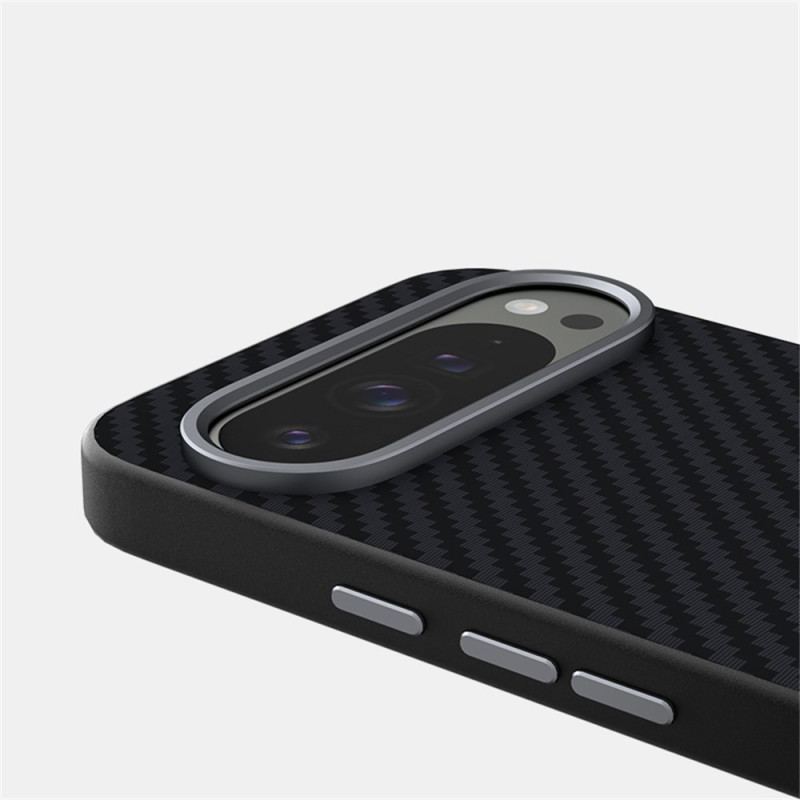 Coque pour Google Pixel 10 / 10 Pro avec Fixation Magnétique Carbone ABBEL