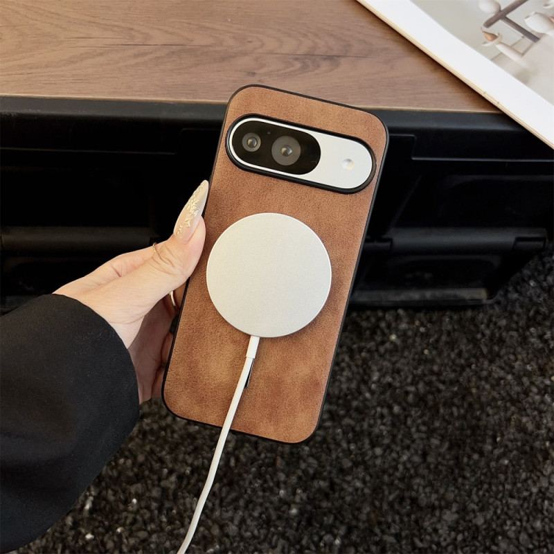 Coque Google Pixel 10 / Pixel 10 Pro Compatible MagSafe Effet Cuir