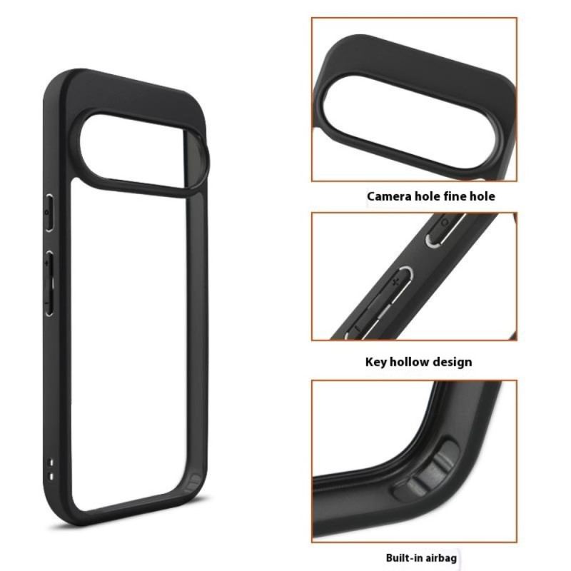 Coque Google Pixel 10 / Pixel 10 Pro Design Transparent Rebord Silicone