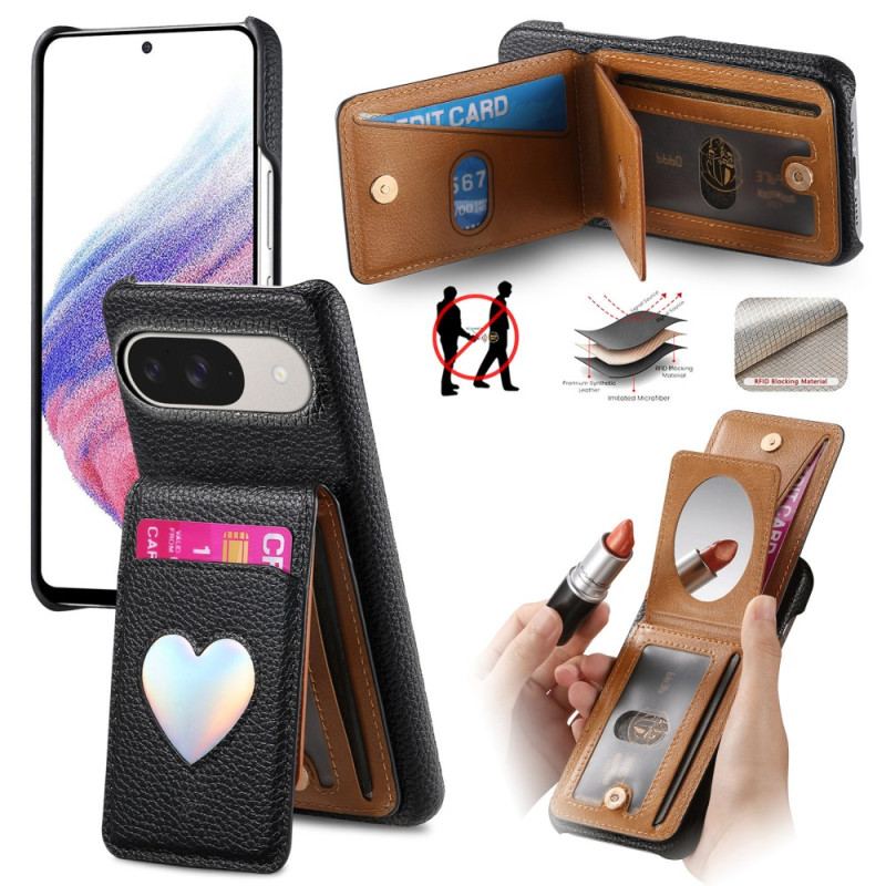 Coque Google Pixel 10 / 10 Pro Porte-Cartes et Miroir