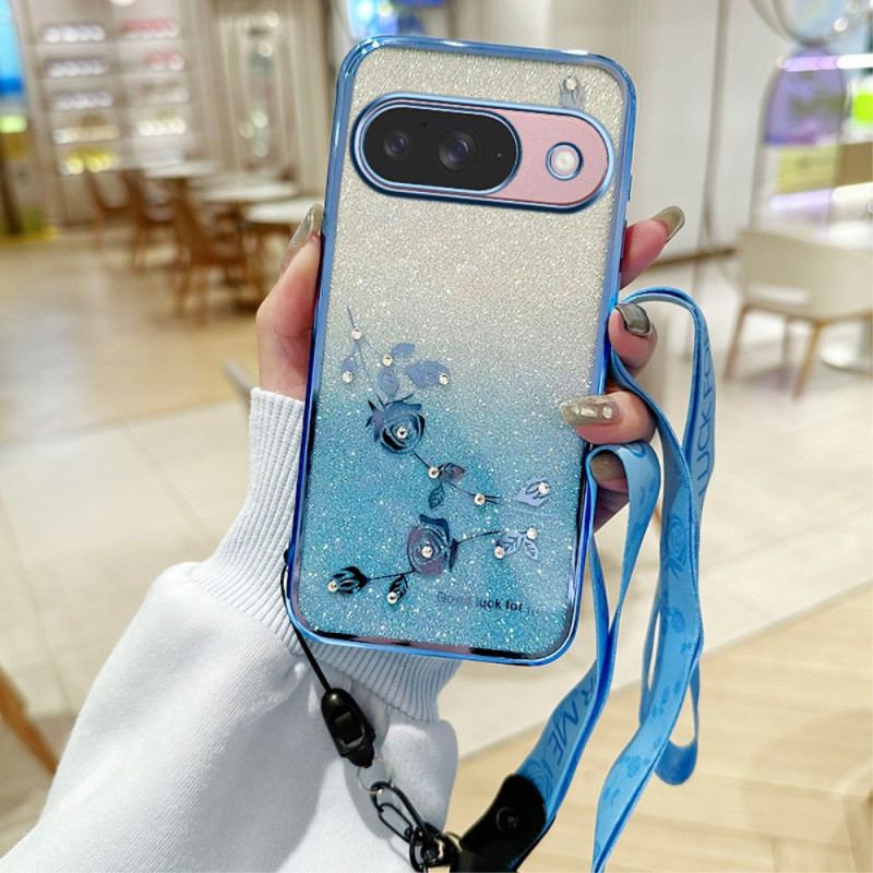 Coque Google Pixel 10 / 10 Pro Strass et Lanière KADEM