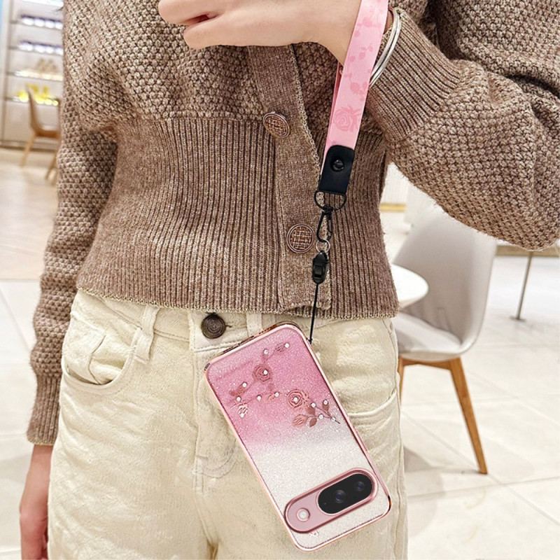 Coque Google Pixel 10 / 10 Pro Strass et Lanière KADEM