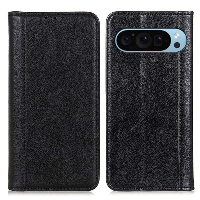 Flip Cover Google Pixel 10 / 10 Pro / 9 / 9 Pro Cuir Fendu