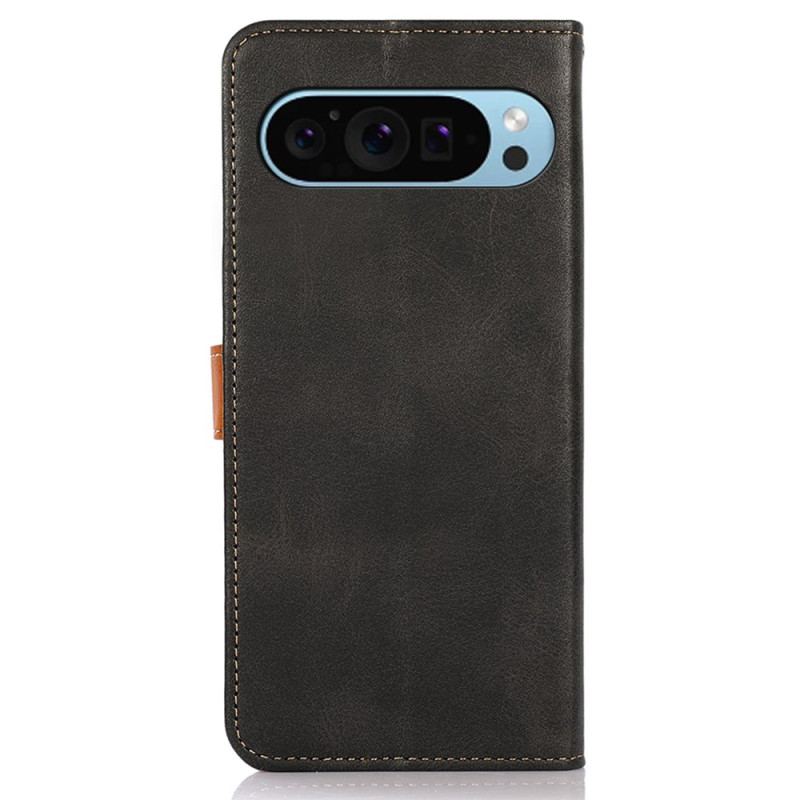 Housse Google Pixel 10 / 10 Pro / 9 / 9 Pro Fermoir Doré KHAZNEH