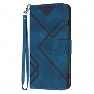 Housse Google Pixel 10 / 10 Pro / 9 / 9 Pro Lignes Géométriques et Lanière