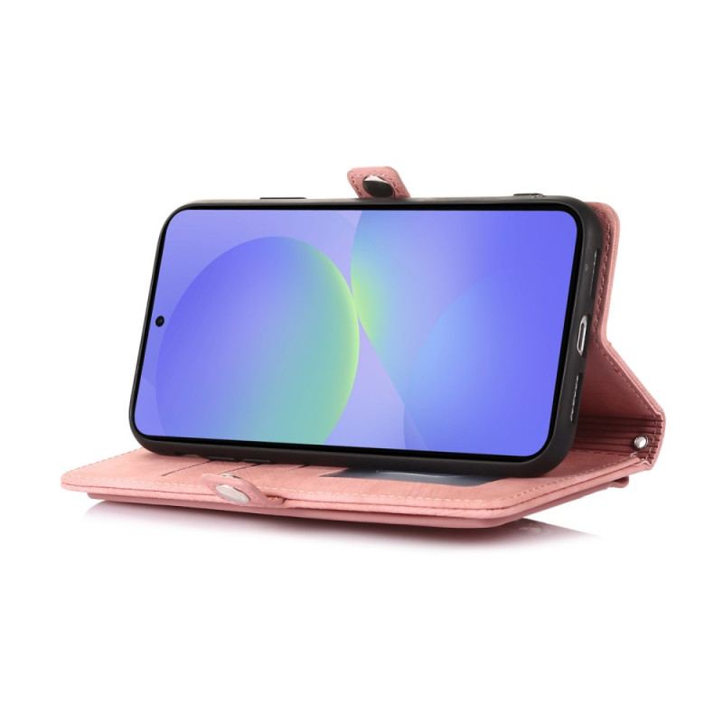 Housse Google Pixel 10 / 10 Pro / 9 / Pro Portefeuille Effet Daim