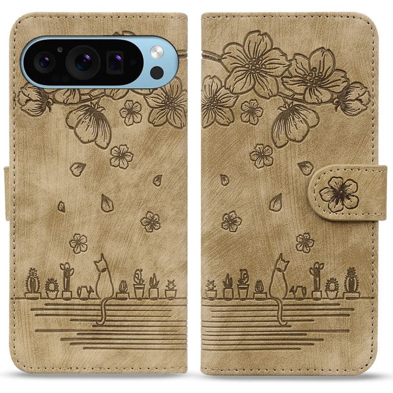 Housse Google Pixel 10 / 10 Pro / 9 / 9 Pro Scène de Chats