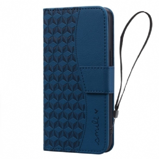 Housse Google Pixel 10 / 10 Pro / 9 / 9 Pro Smile et Motif Losanges