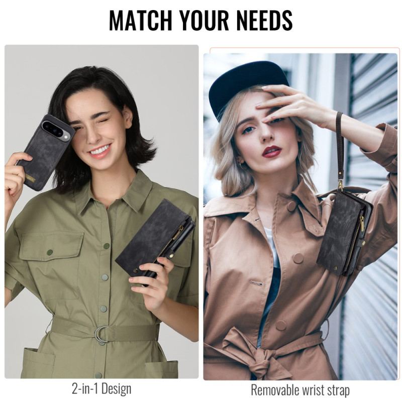 Housse Google Pixel 10 / Pixel 10 Pro Coque Détachable et Dragonne