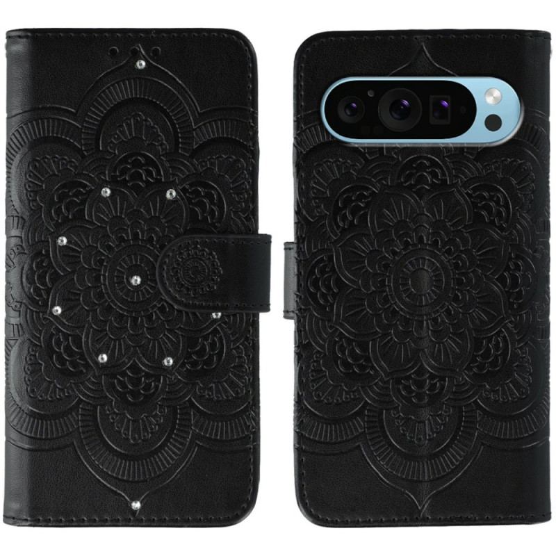 Housse Google Pixel 10 / 10 Pro Mandala Strass