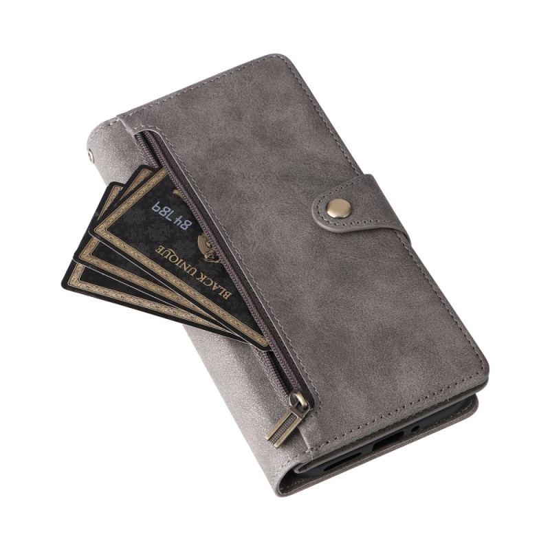 Housse Google Pixel 10 / 10 Pro Portefeuille Effet Daim