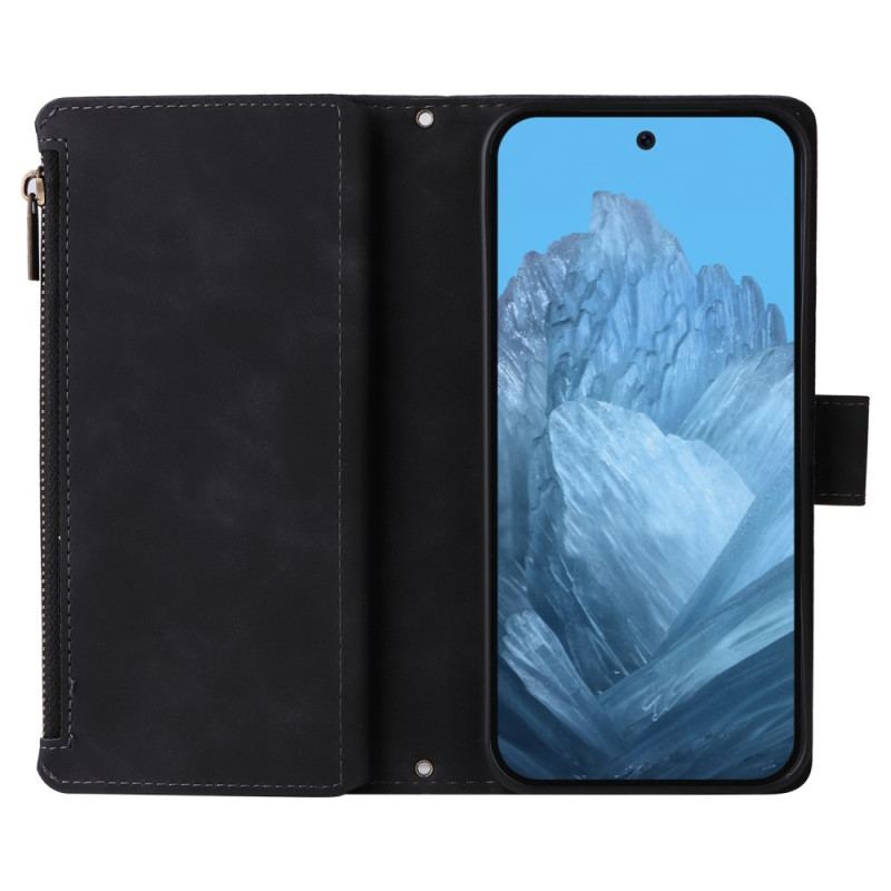 Housse Google Pixel 10 / 10 Pro Portefeuille Pochette Zippée