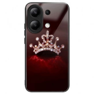 Coque Xiaomi Redmi Note 13 4G Verre Trempé Couronne de Diamants