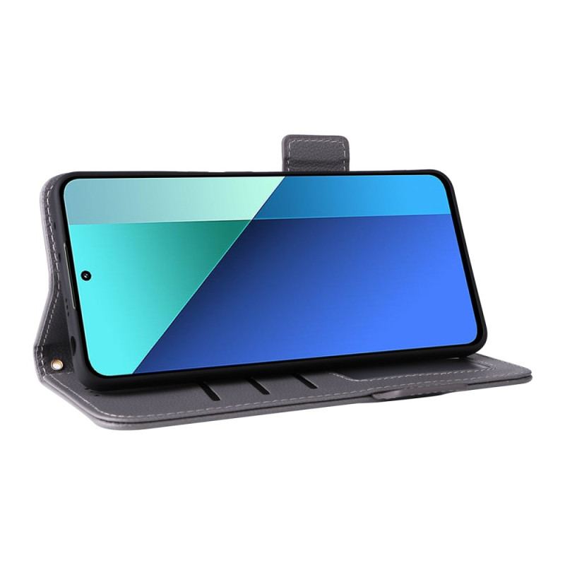 Housse Xiaomi Redmi Note 13 4G Style Cuir avec Lanière