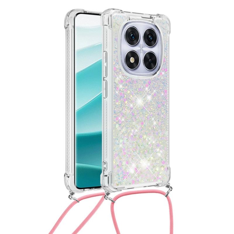 Coque à Cordon Xiaomi Redmi Note 14 Pro 5G / Poco X7 5G Paillettes