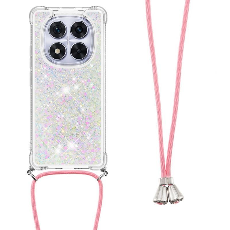 Coque à Cordon Xiaomi Redmi Note 14 Pro 5G / Poco X7 5G Paillettes