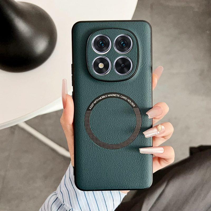 Coque Xiaomi Redmi Note 14 Pro 5G Compatible MagSafe Effet Cuir