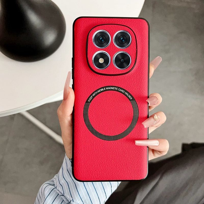 Coque Xiaomi Redmi Note 14 Pro 5G Compatible MagSafe Effet Cuir