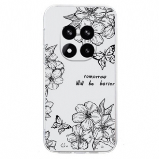 Coque Xiaomi Redmi Note 14 Pro 5G / Poco X7 Dessin Papillons et Fleurs