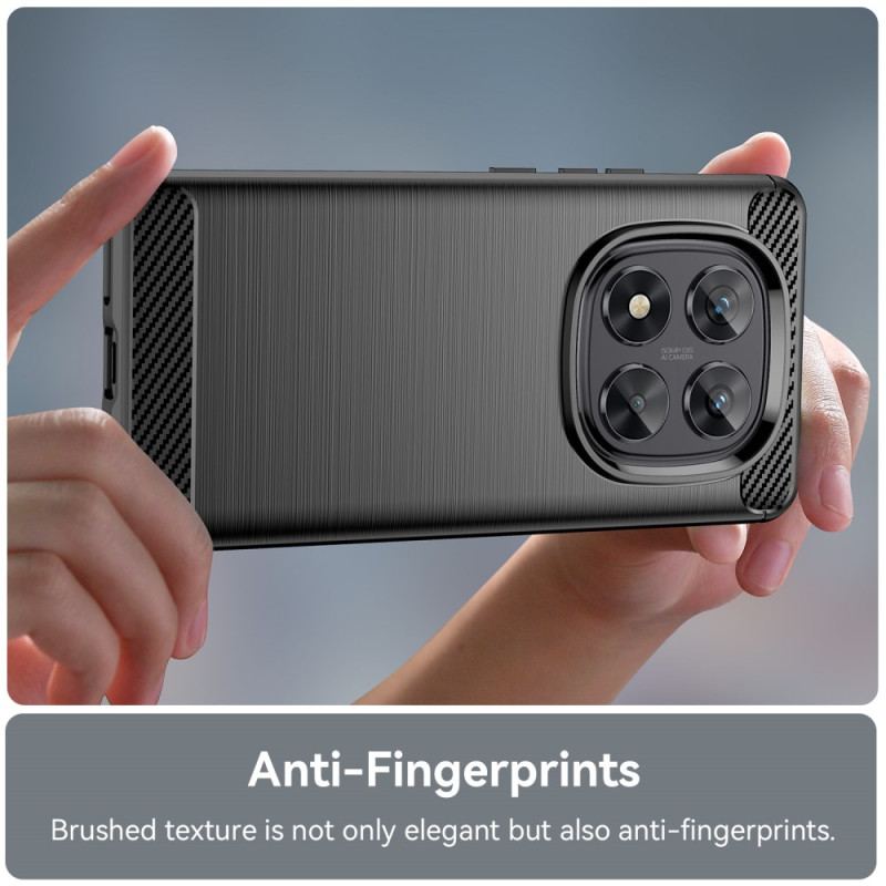 Coque Xiaomi Redmi Note 14 Pro 5G / Poco X7 Fibre Carbone Brossée