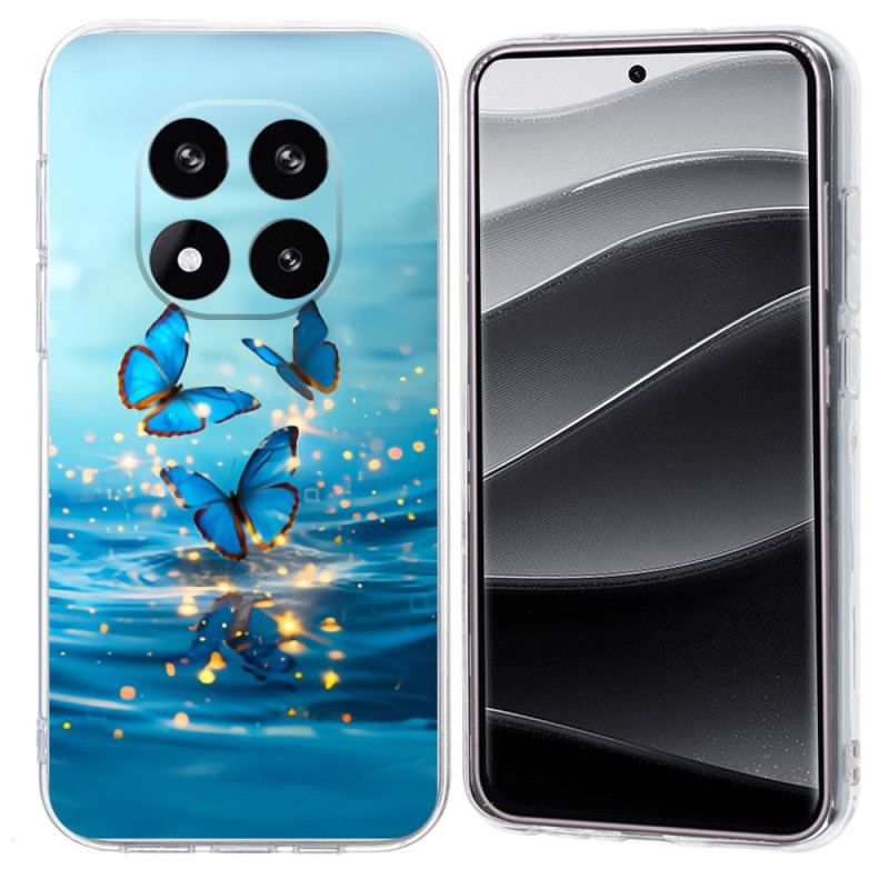 Coque Xiaomi Redmi Note 14 Pro 5G / Poco X7 Papillons sur l'Eau