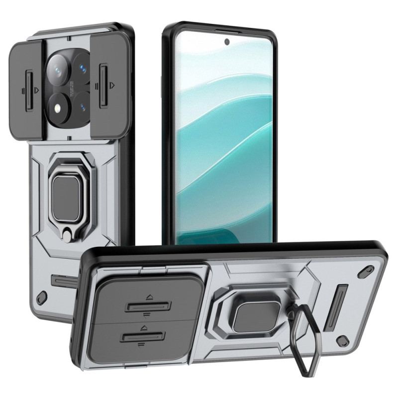Coque Xiaomi Redmi Note 14 Pro 5G / Poco X7 Ring Résistante Support et Protection d'Objectif