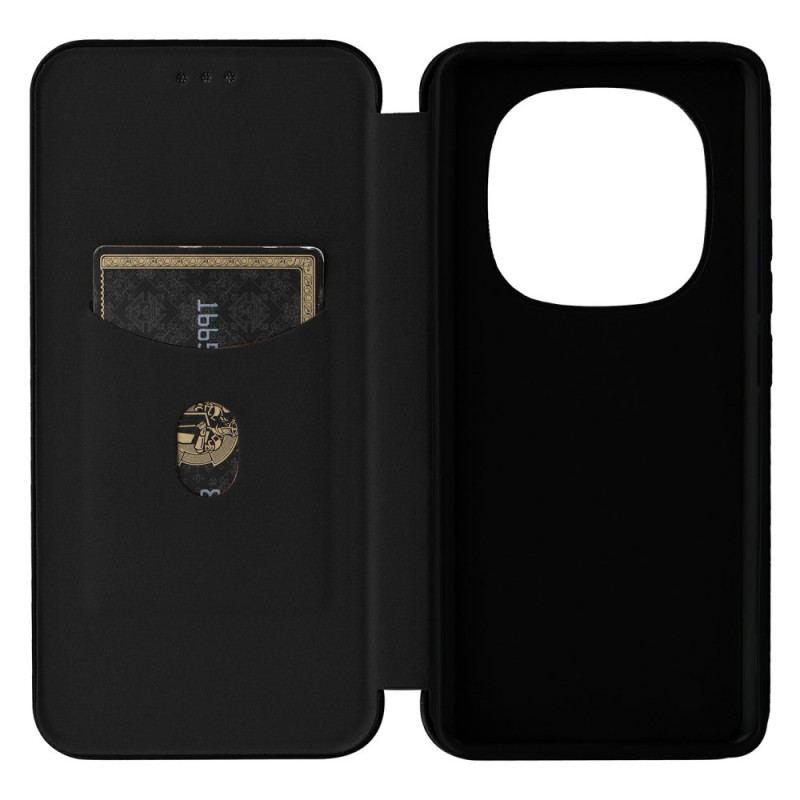 Flip Cover Xiaomi Redmi Note 14 Pro 5G / Poco X7 Fibre Carbone
