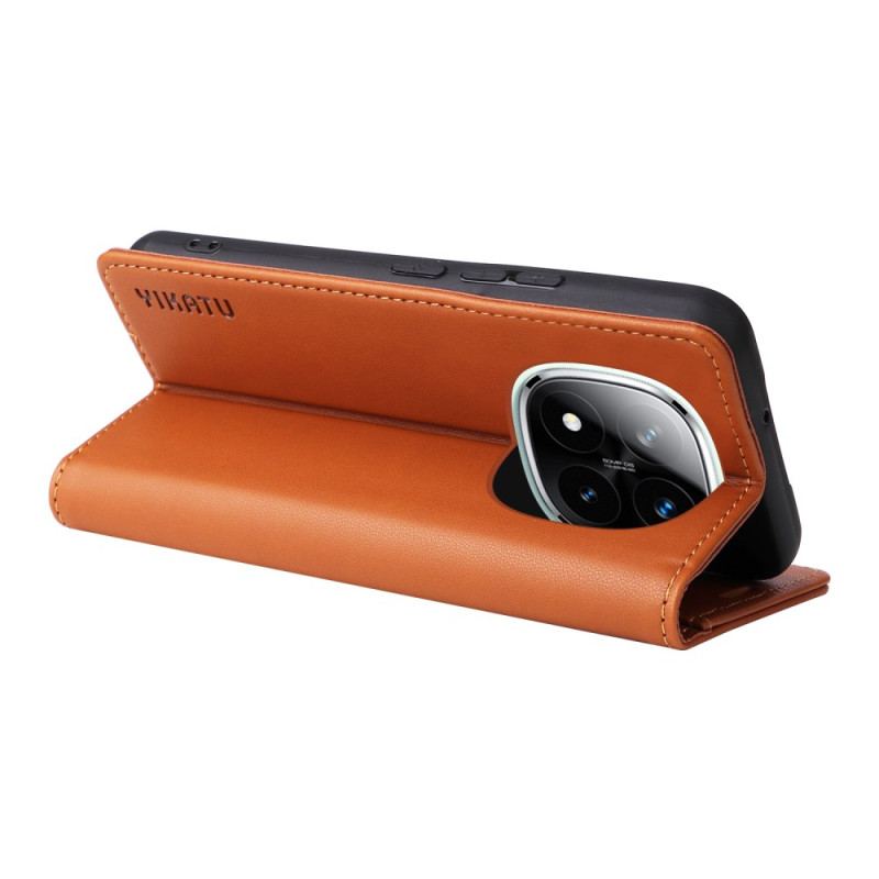 Flip Cover Xiaomi Redmi Note 14 Pro Plus 5G / 14 Pro 5G / Poco X7 Simili Cuir YIKATU