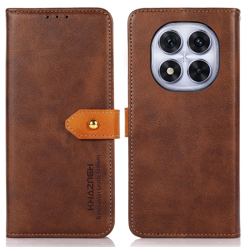 Housse Xiaomi Redmi Note 14 Pro 5G / Poco X7 Fermoir Doré KHAZNEH