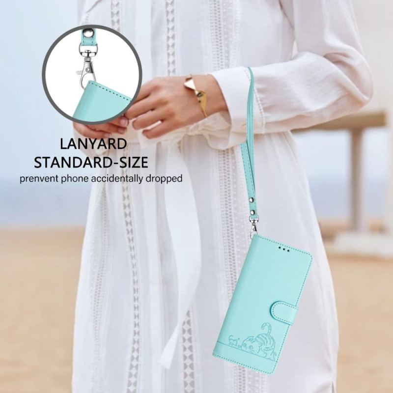 Housse Xiaomi Redmi Note 14 Pro 5G / Poco X7 Protection RFID Scène de Chat