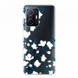 Coque Xiaomi 11T / 11T Pro Fleurs Blanches