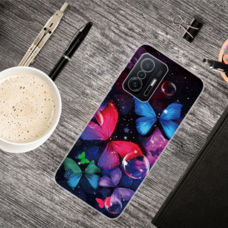 Coque Xiaomi 11T / 11T Pro Papillons Sauvages