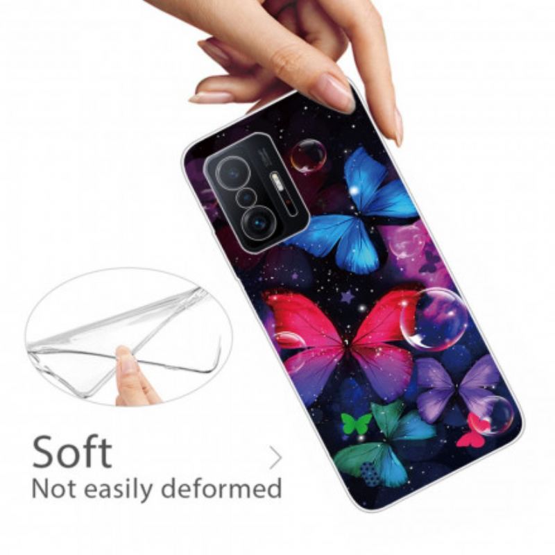 Coque Xiaomi 11T / 11T Pro Papillons Sauvages