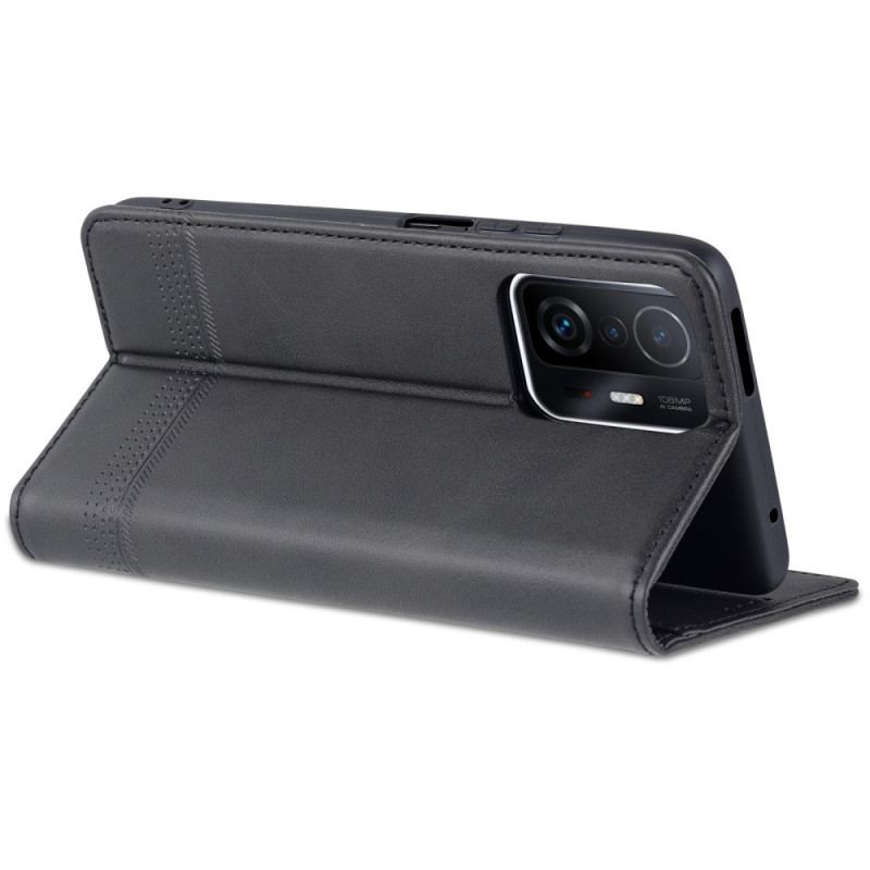 Flip Cover Xiaomi 11T / 11T Pro AZNS Simili Cuir