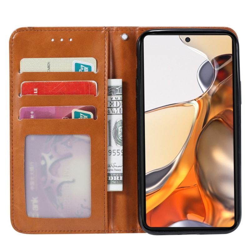 Flip Cover Xiaomi 11T / 11T Pro Simili Cuir Porte-Cartes