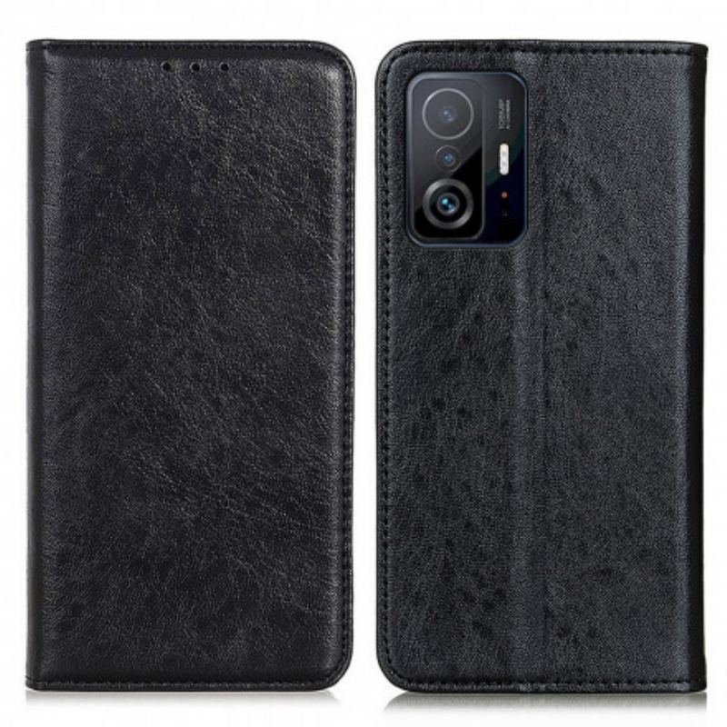 Flip Cover Xiaomi 11T / 11T Pro Texture Cuir Fendu