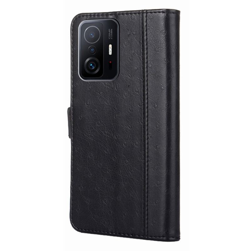 Housse Xiaomi 11T / 11T Pro Bicolore Texture Peau d'Autruche