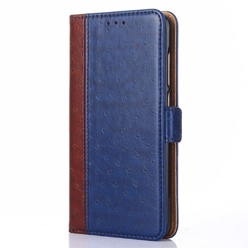 Housse Xiaomi 11T / 11T Pro Bicolore Texture Peau d'Autruche