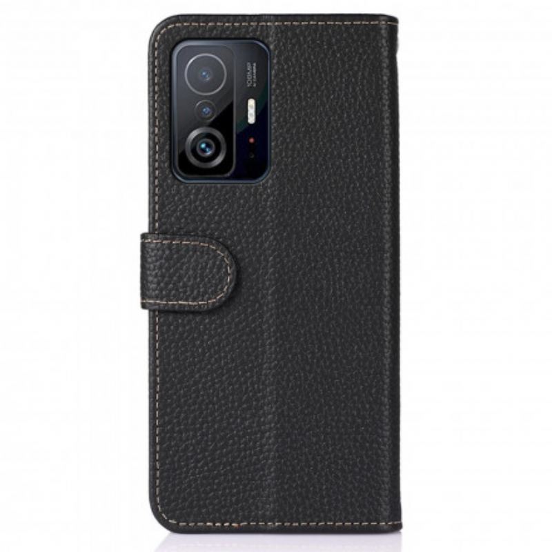 Housse Xiaomi 11T / 11T Pro Cuir Litchi KHAZNEH