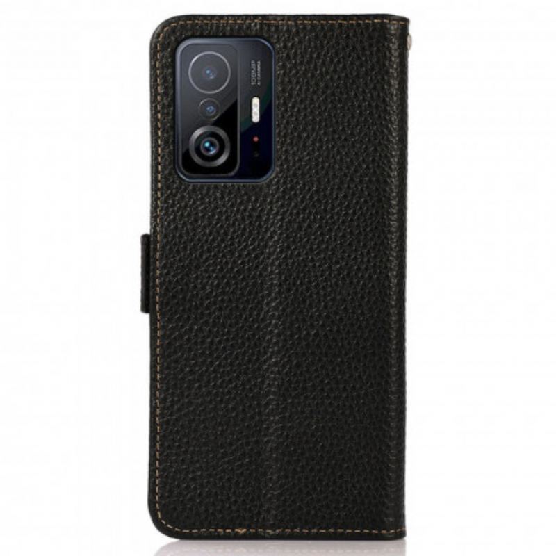 Housse Xiaomi 11T / 11T Pro Cuir Litchi KHAZNEH RFID
