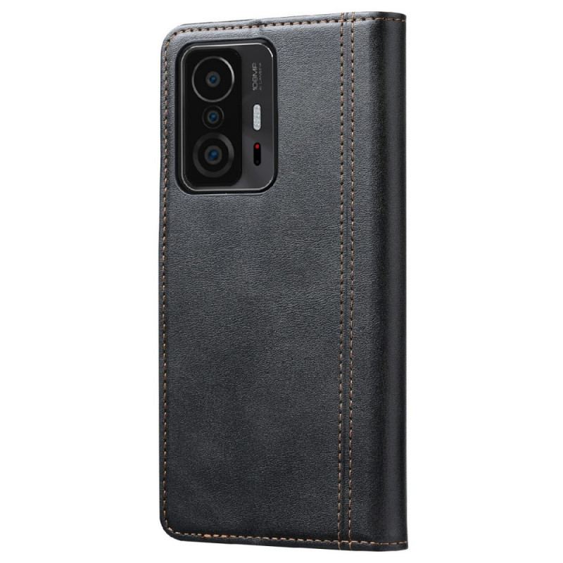 Housse Xiaomi 11T / 11T Pro Effet Cuir Porte-Carte Frontal et Sangle