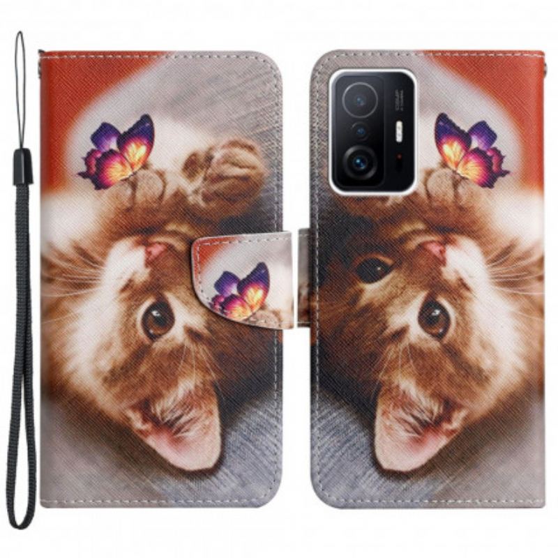 Housse Xiaomi 11T / 11T Pro Mon Chaton et Papillon