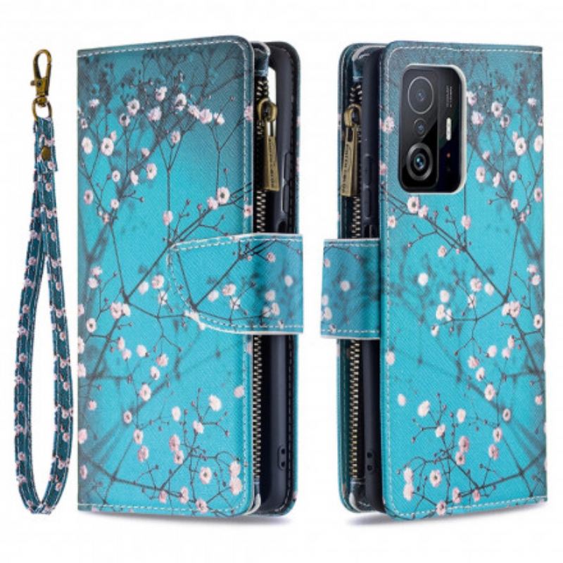 Housse Xiaomi 11T / 11T Pro Poche Zippée Arbre