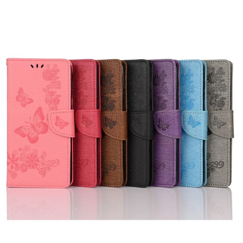 Housse Xiaomi 11T / 11T Pro Splendides Papillons à Lanière